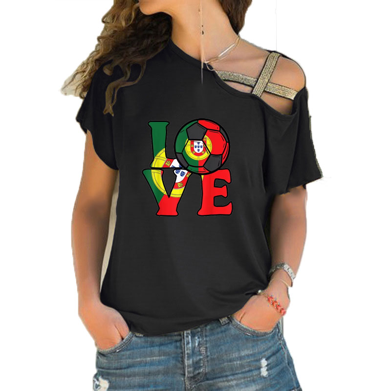 Crossfit Accessories - T-shirt ample à col asymétrique pour