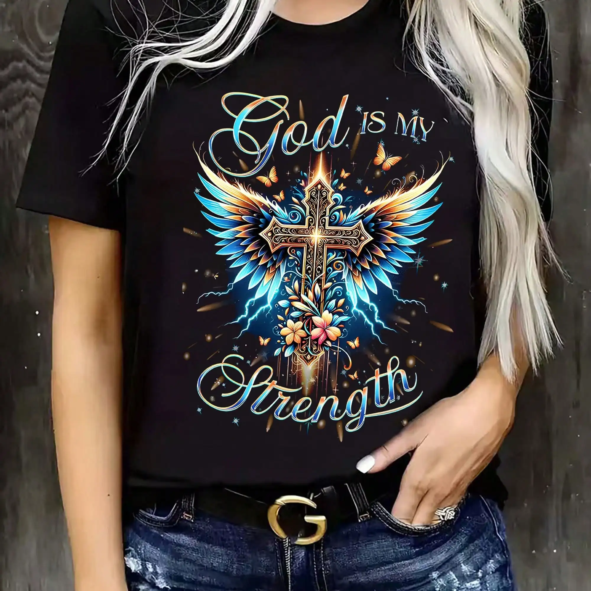 Crossfit Event - T-shirt pour femme avec imprimé ailes