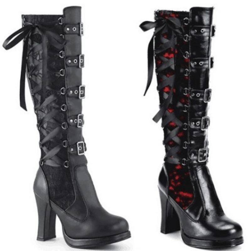 Crossfit Ladies - Bottes hautes pour femmes style punk