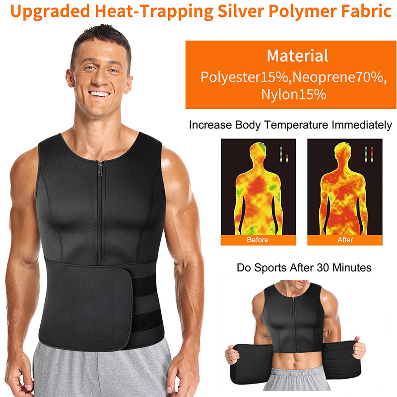Hommes néoprène Sauna fermetur - Crossfit Weight Vest avis et prix