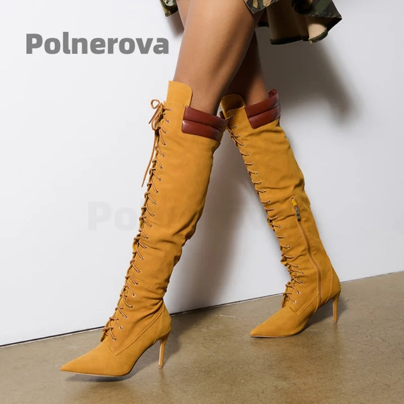 Tan daim genou bottes hautes p - Crossfit Ladies avis et prix