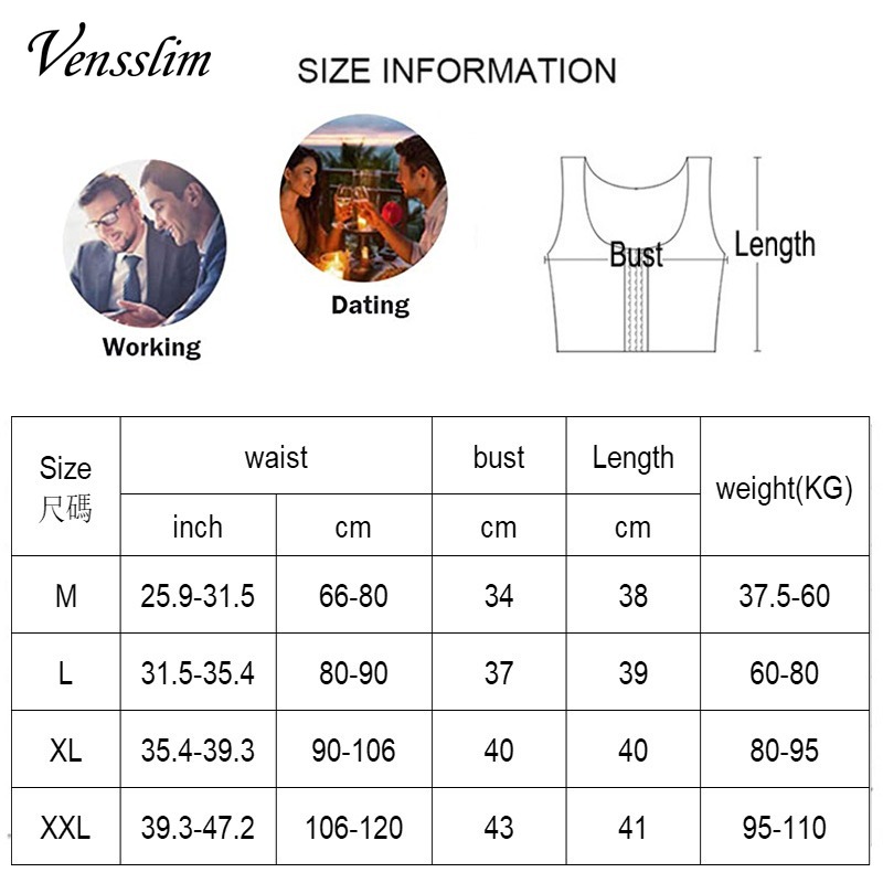Vensslim Gilet de compression  - Crossfit Weight Vest avis et prix