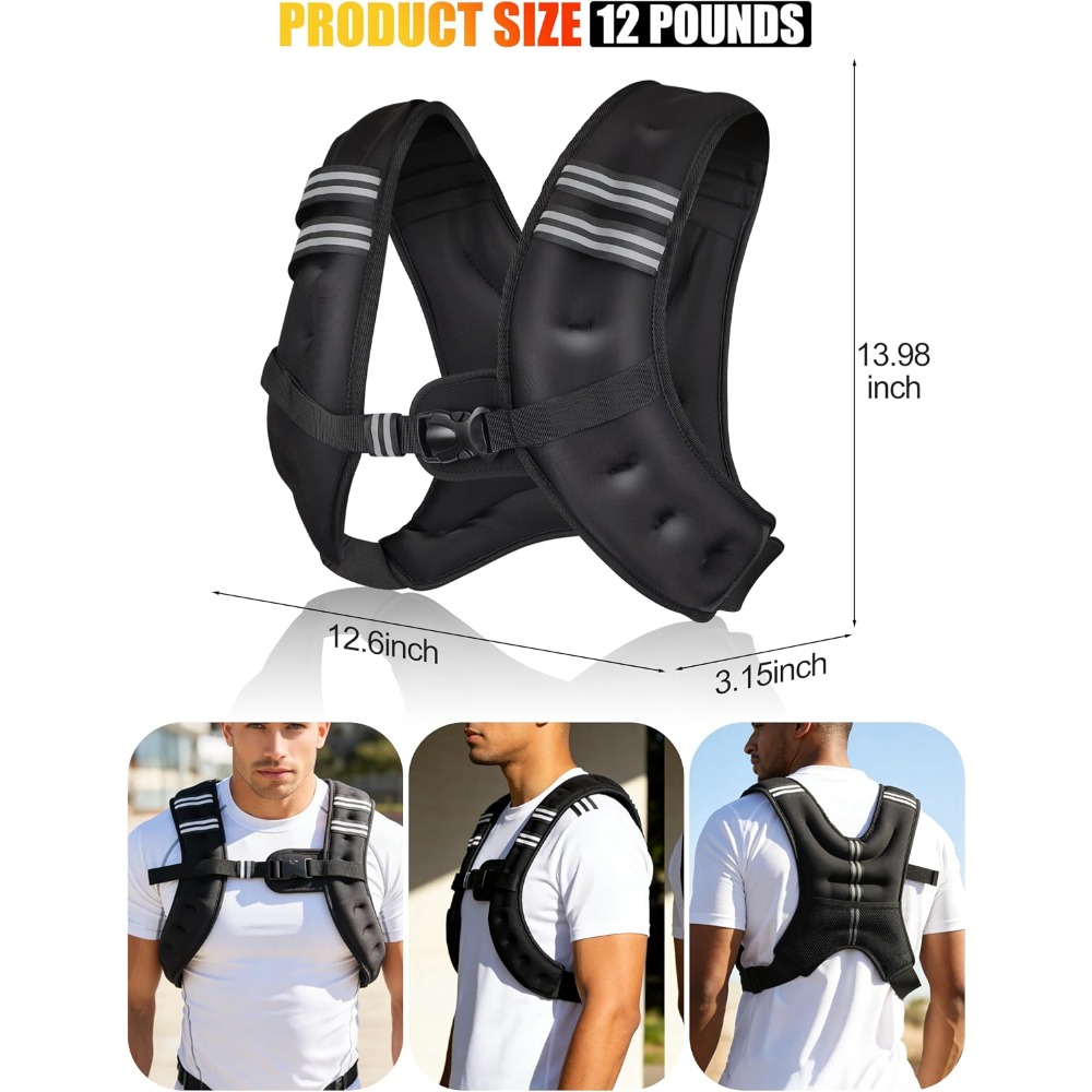 Gilet lesté de fitness pré-rem - Crossfit Weight Vest avis et prix